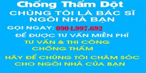 Dịch vụ chống thấm dột TPHCM, Bình Dương, Đồng Nai