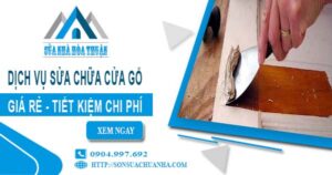 Giá dịch vụ sửa chữa cửa gỗ tại Nhơn Trạch【Tiết kiệm 20%】